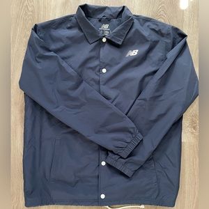 Men’s XL New Balance Coach Jacket. Navy.